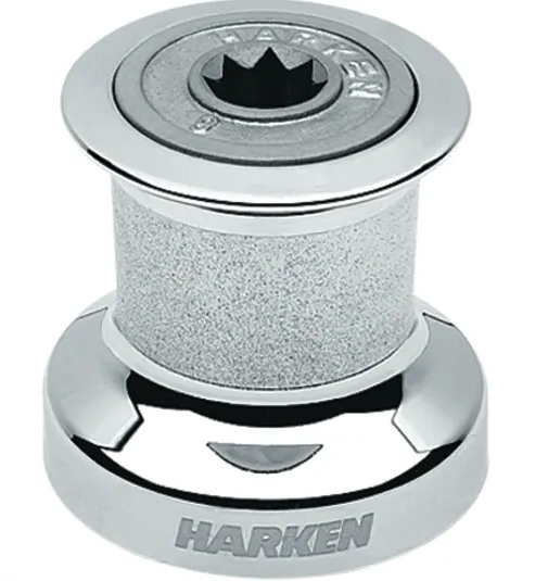 Harken Classic Plain Top Chrome Single-Speed Winches, B6CCA