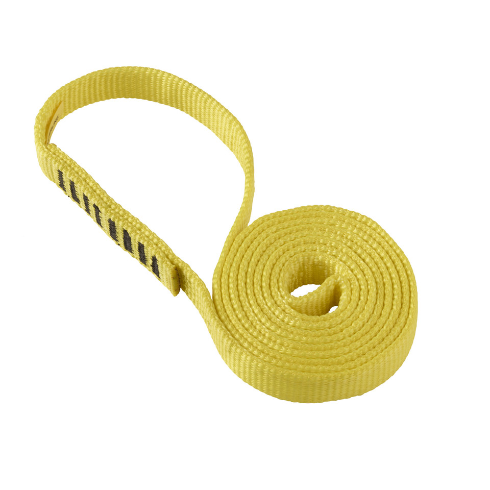 1" X 12" FLAT NYLON SLING YELLOW (CUSTOM LENGTH)