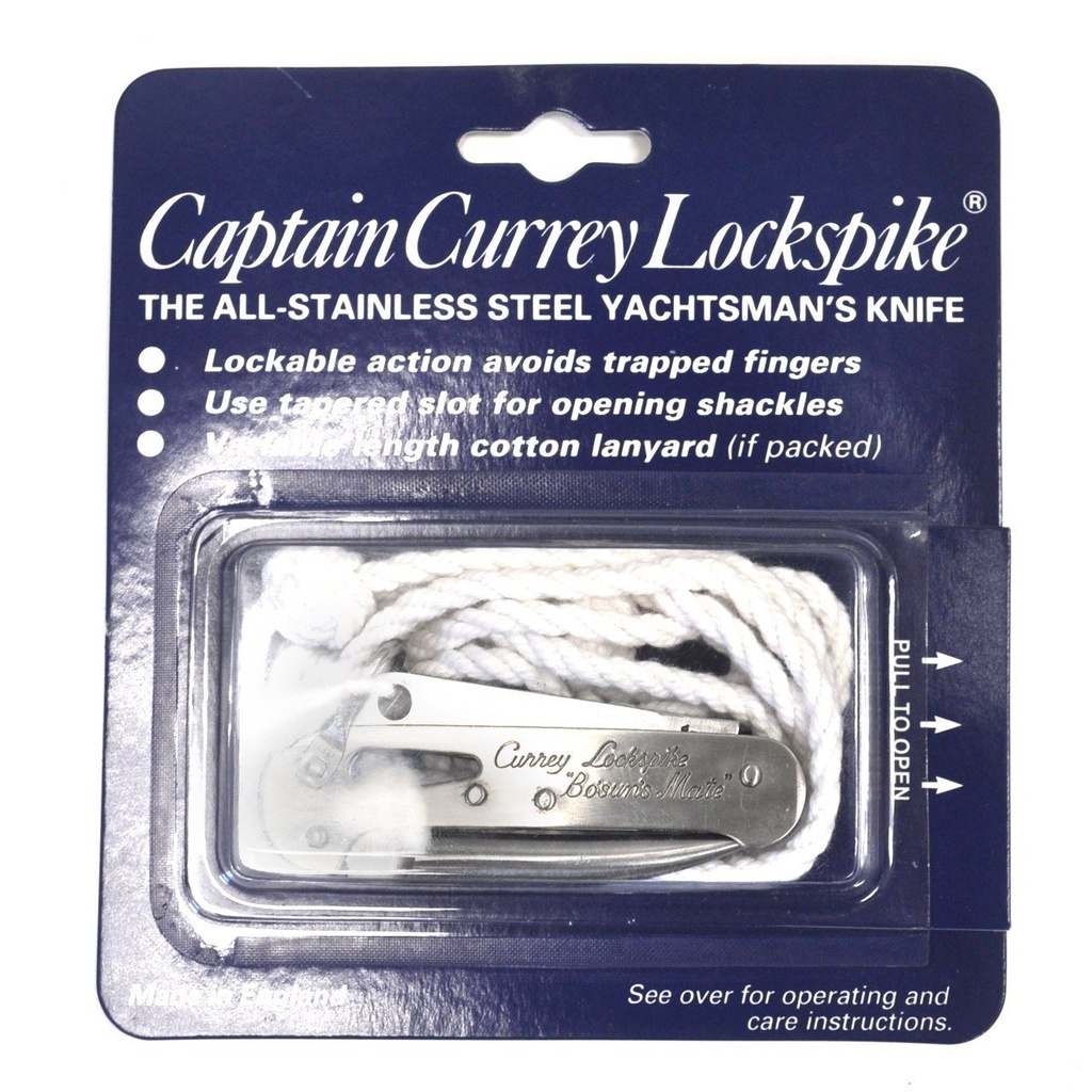 Captain Currey Lockspike Bosun Mate - Rigging Marlin Spike Knife (#1493)