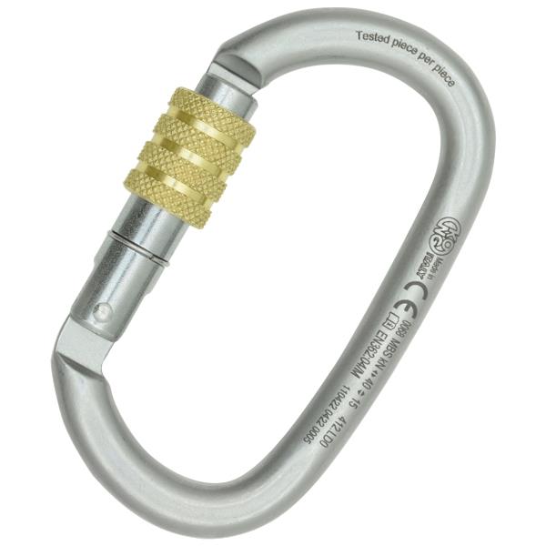 Kong OVALONE Steel Screw Gate Carabiner