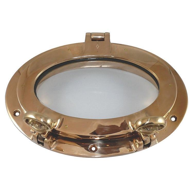 Davey & Company Polished Bronze Portlight - Oval Opening