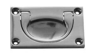 Davey & Company Brass Flush Drawer Handle