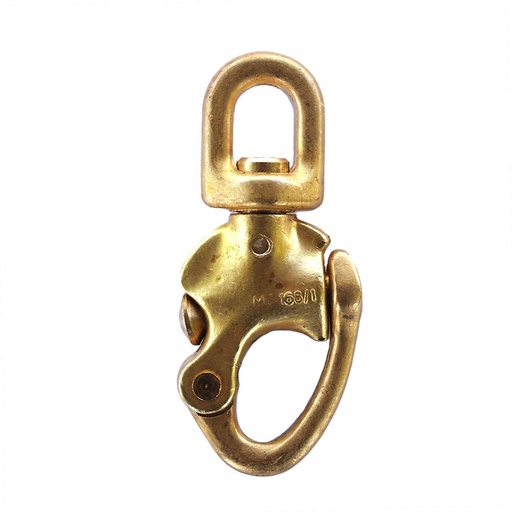 Davey & Company Brass Snap Shackle - Swivel Eye