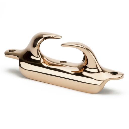 Davey & Company Bronze Deck Fairlead - Lock Over Handed with Lip