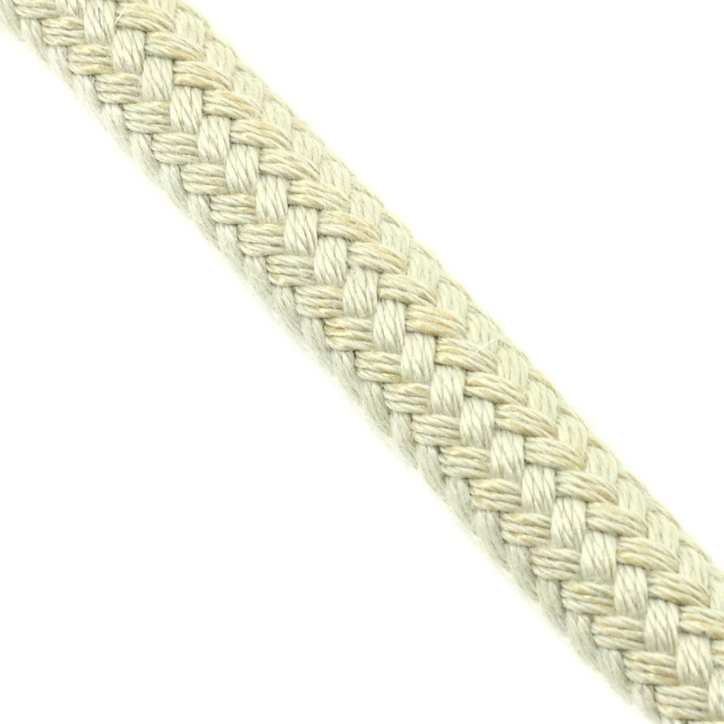 NEW ENGLAND ROPES White Sta-Set Polyester Yacht Braid, Sold by the Foot