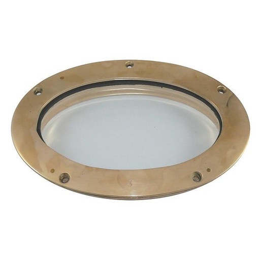 Davey & Company Polished Bronze Portlight - Oval Fixed